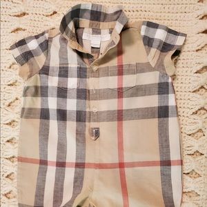 Baby Boy’s Burberry bodysuit